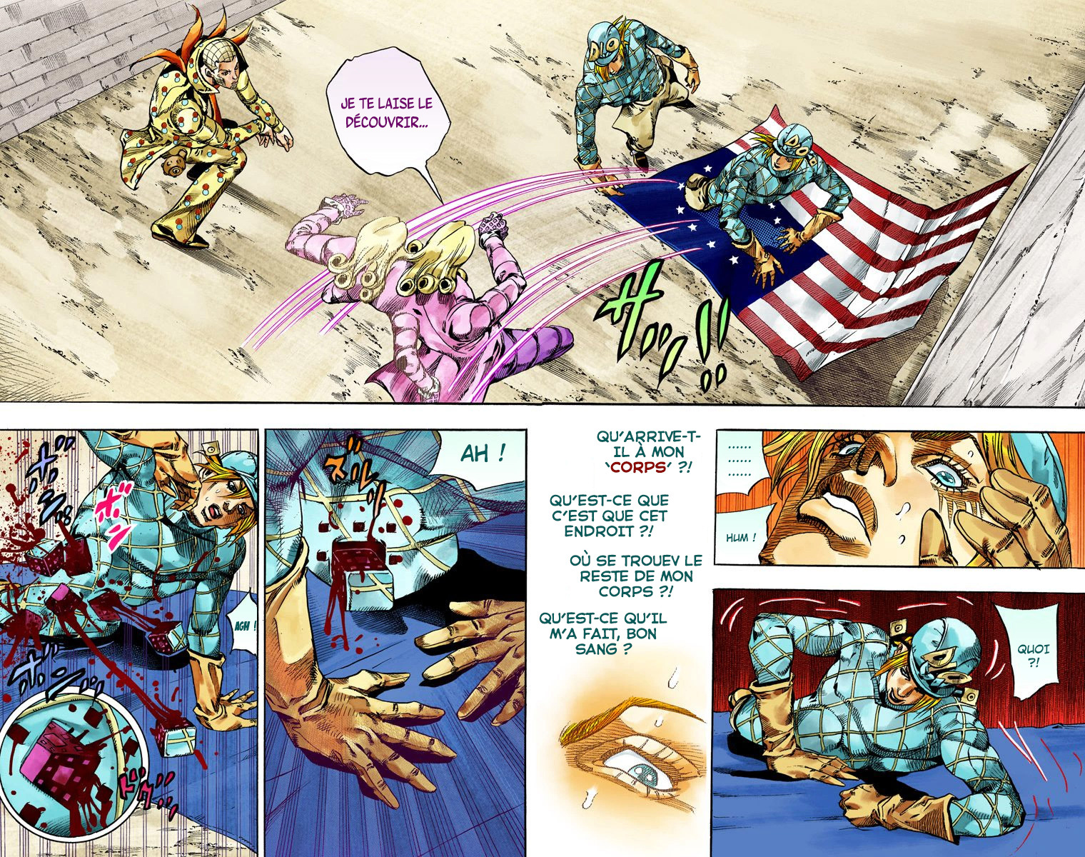 Read JoJo_s Bizarre Adventure Part 7 Steel Ball Run Official Colored FR Manga Online