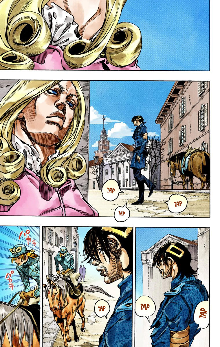 Read JoJo_s Bizarre Adventure Part 7 Steel Ball Run Official Colored FR Manga Online