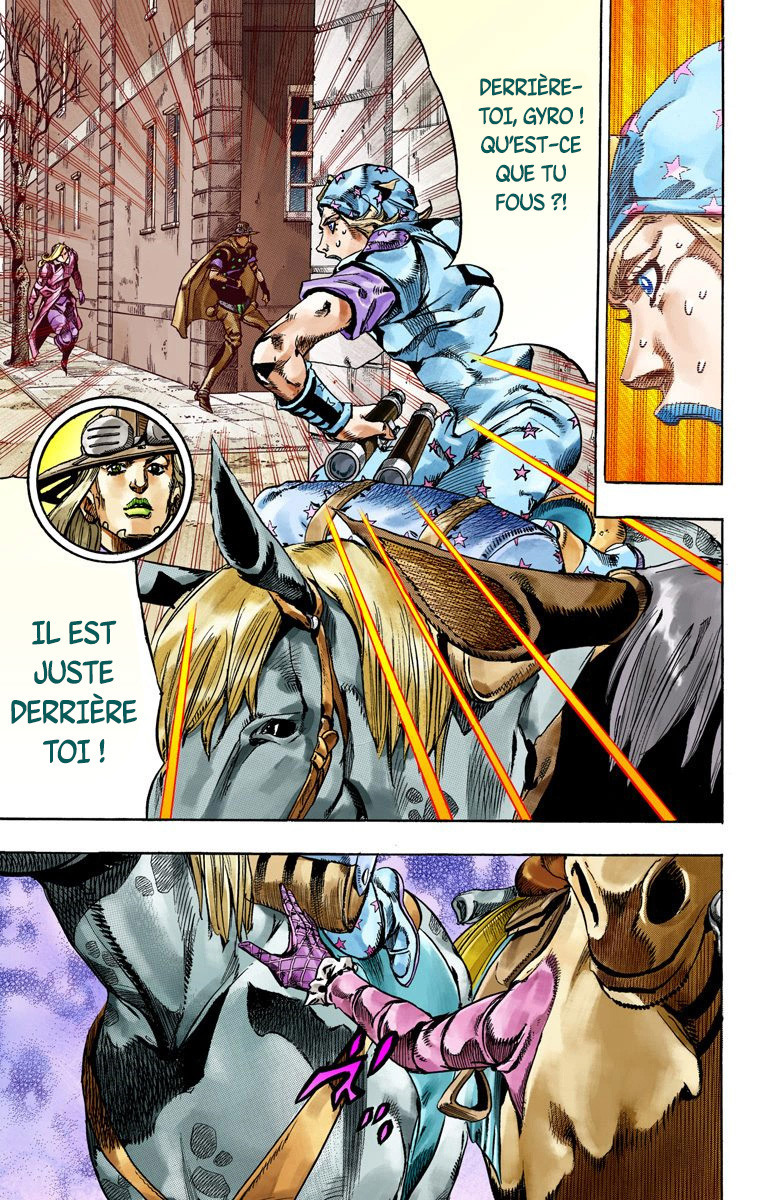 Read JoJo_s Bizarre Adventure Part 7 Steel Ball Run Official Colored FR Manga Online