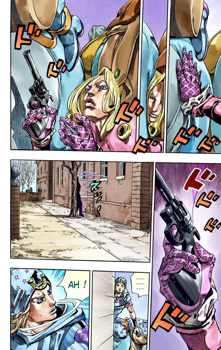 Read JoJo_s Bizarre Adventure Part 7 Steel Ball Run Official Colored FR Manga Online