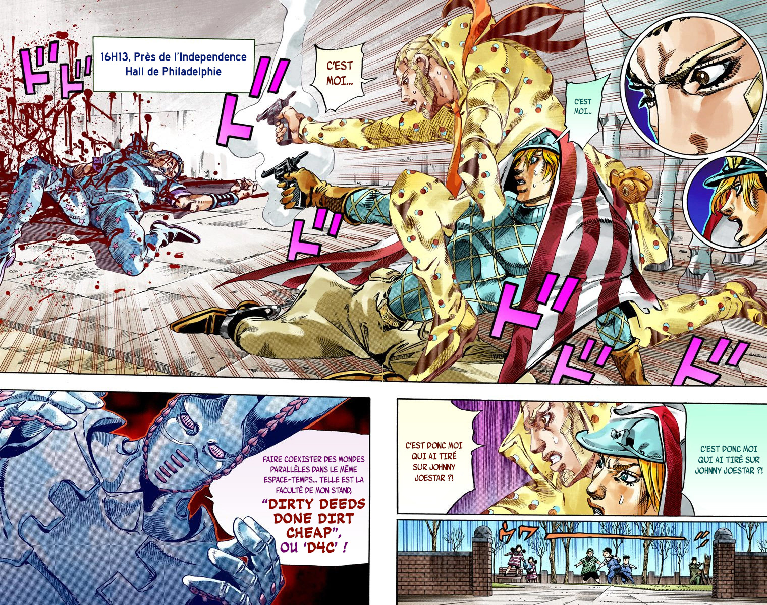 Read JoJo_s Bizarre Adventure Part 7 Steel Ball Run Official Colored FR Manga Online