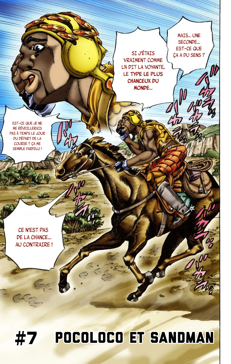 Read JoJo_s Bizarre Adventure Part 7 Steel Ball Run Official Colored FR Manga Online