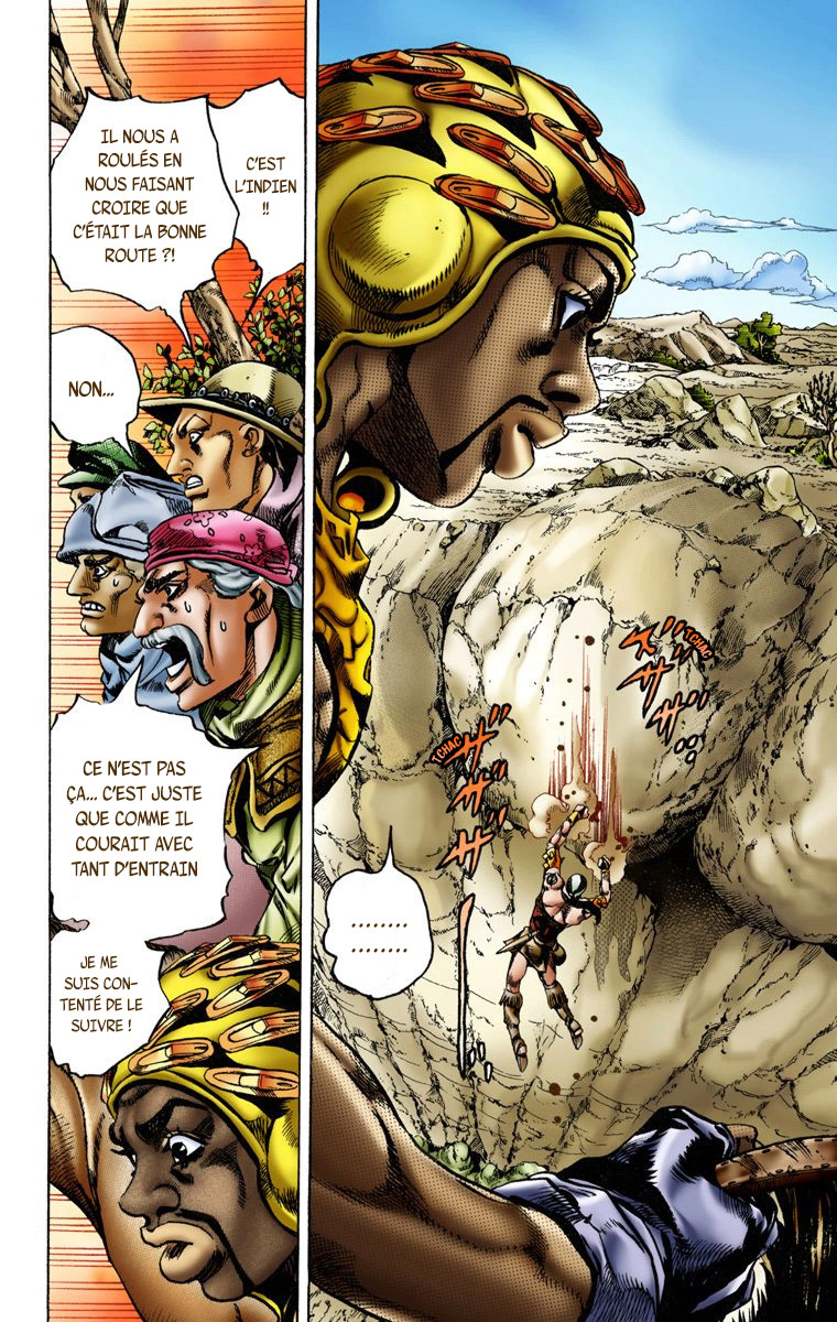 Read JoJo_s Bizarre Adventure Part 7 Steel Ball Run Official Colored FR Manga Online