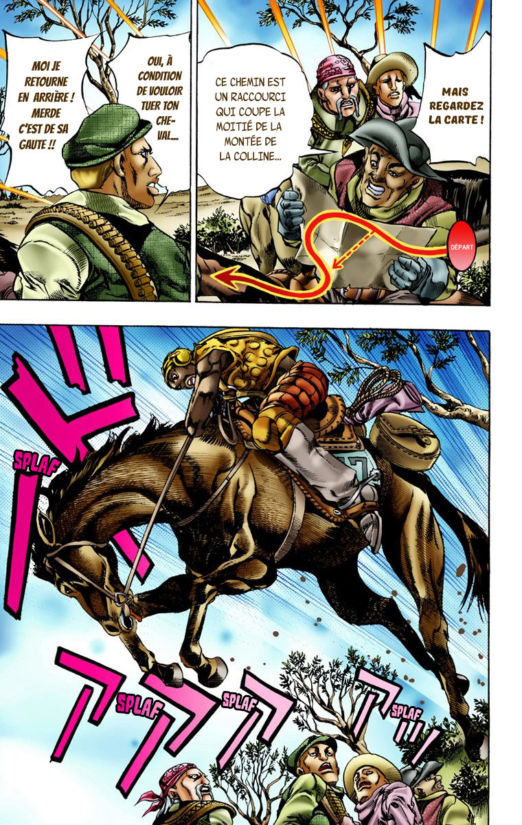 Read JoJo_s Bizarre Adventure Part 7 Steel Ball Run Official Colored FR Manga Online
