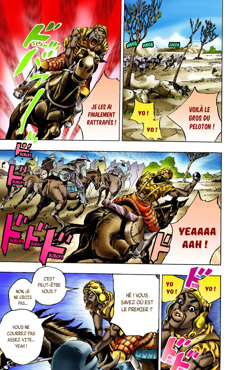 Read JoJo_s Bizarre Adventure Part 7 Steel Ball Run Official Colored FR Manga Online