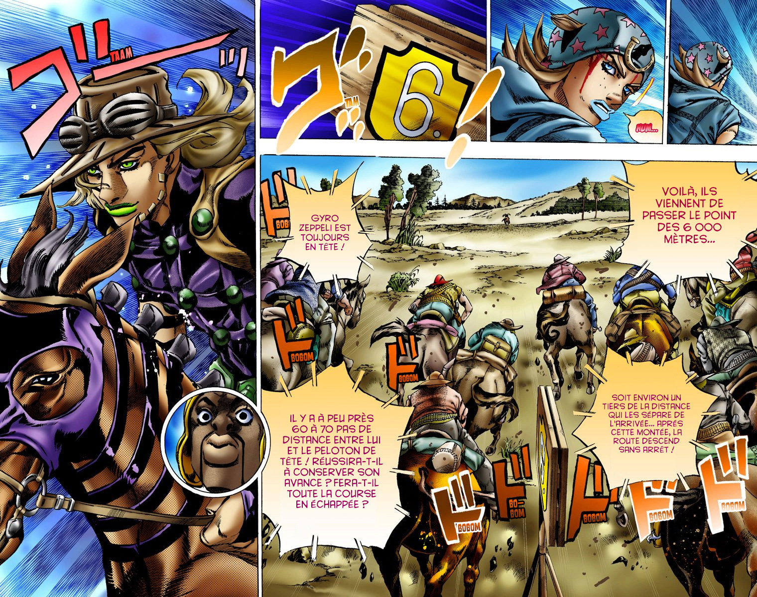 Read JoJo_s Bizarre Adventure Part 7 Steel Ball Run Official Colored FR Manga Online