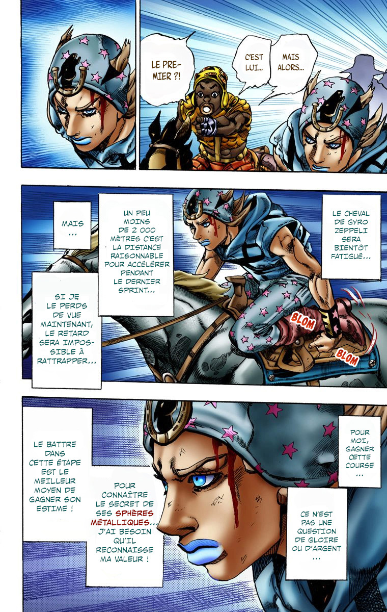 Read JoJo_s Bizarre Adventure Part 7 Steel Ball Run Official Colored FR Manga Online