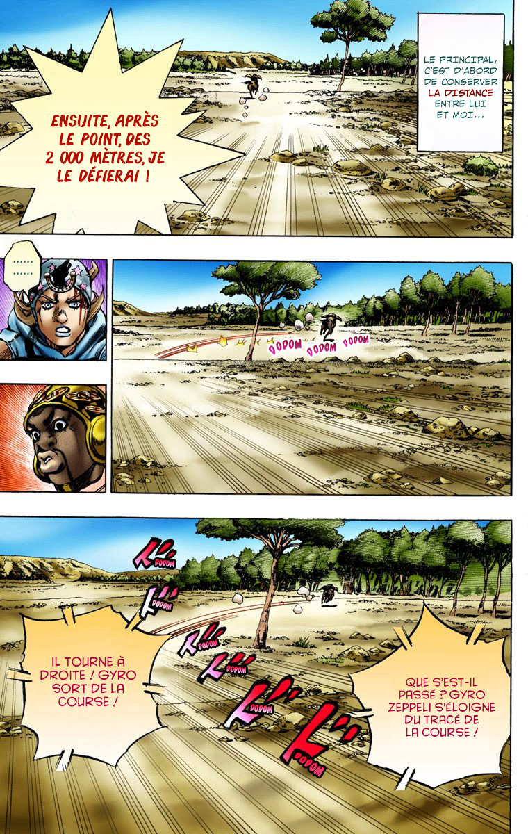Read JoJo_s Bizarre Adventure Part 7 Steel Ball Run Official Colored FR Manga Online