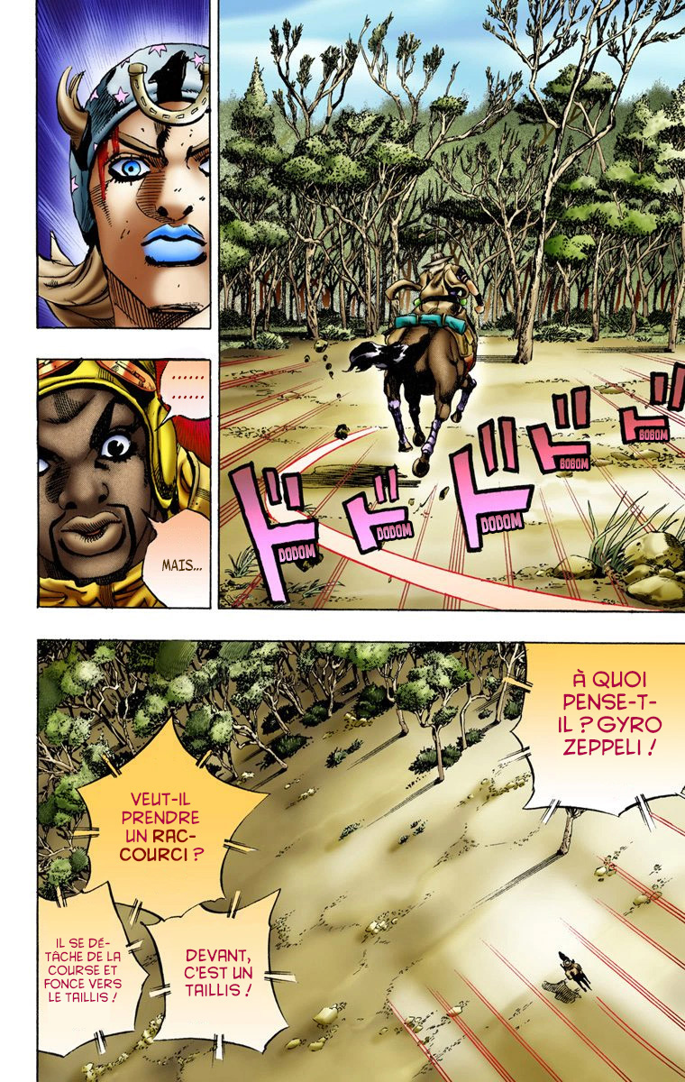 Read JoJo_s Bizarre Adventure Part 7 Steel Ball Run Official Colored FR Manga Online