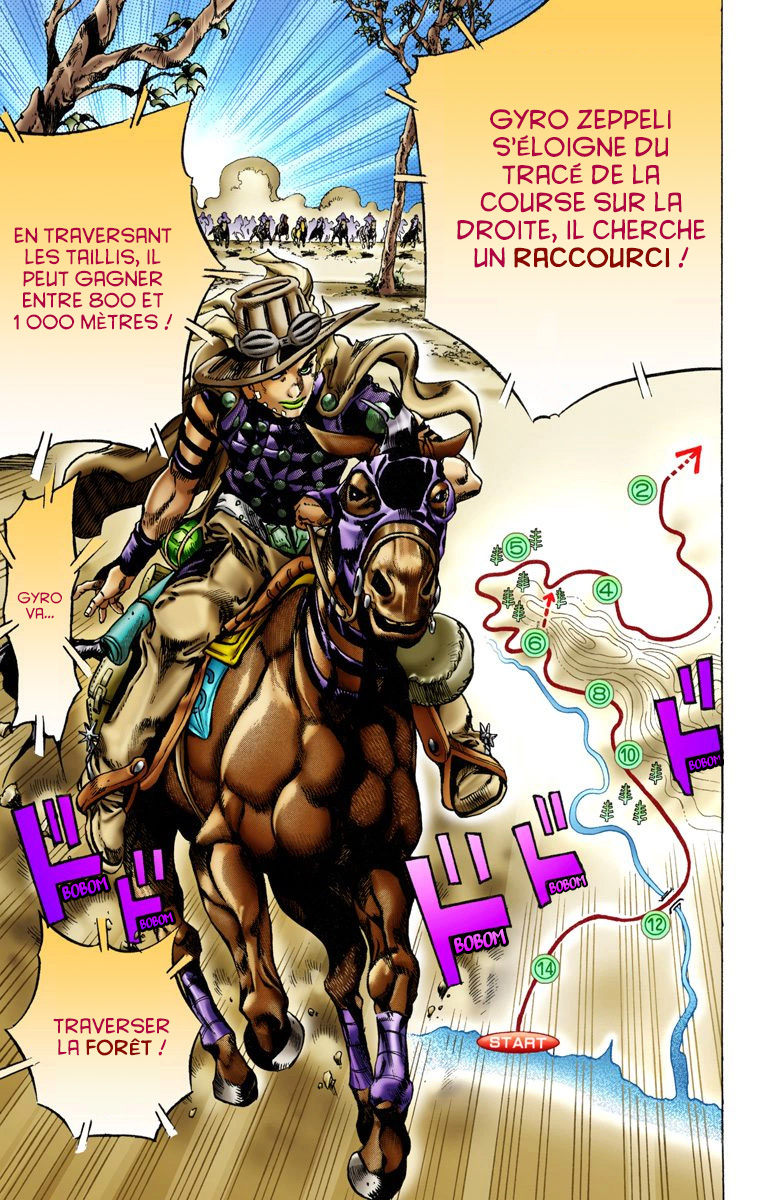 Read JoJo_s Bizarre Adventure Part 7 Steel Ball Run Official Colored FR Manga Online