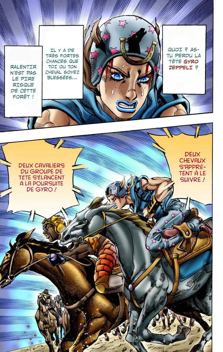 Read JoJo_s Bizarre Adventure Part 7 Steel Ball Run Official Colored FR Manga Online