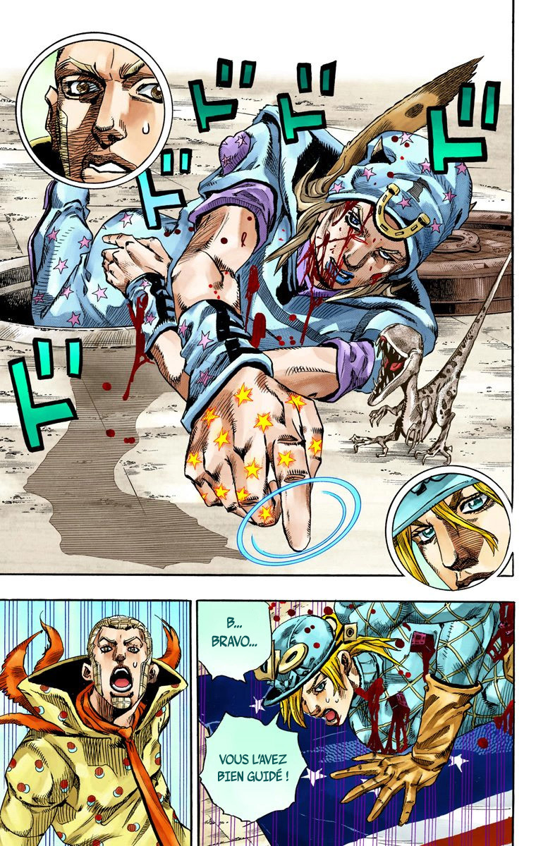 Read JoJo_s Bizarre Adventure Part 7 Steel Ball Run Official Colored FR Manga Online