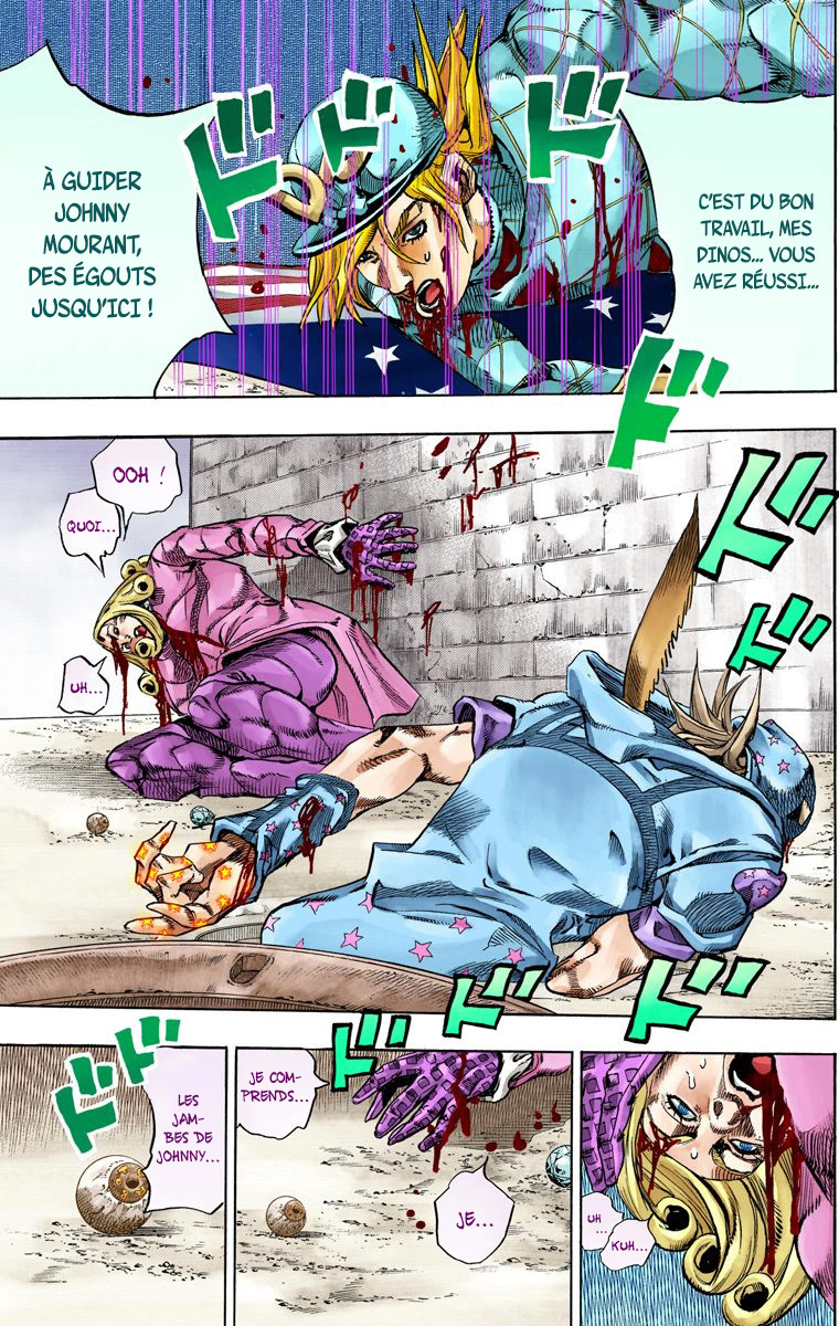 Read JoJo_s Bizarre Adventure Part 7 Steel Ball Run Official Colored FR Manga Online