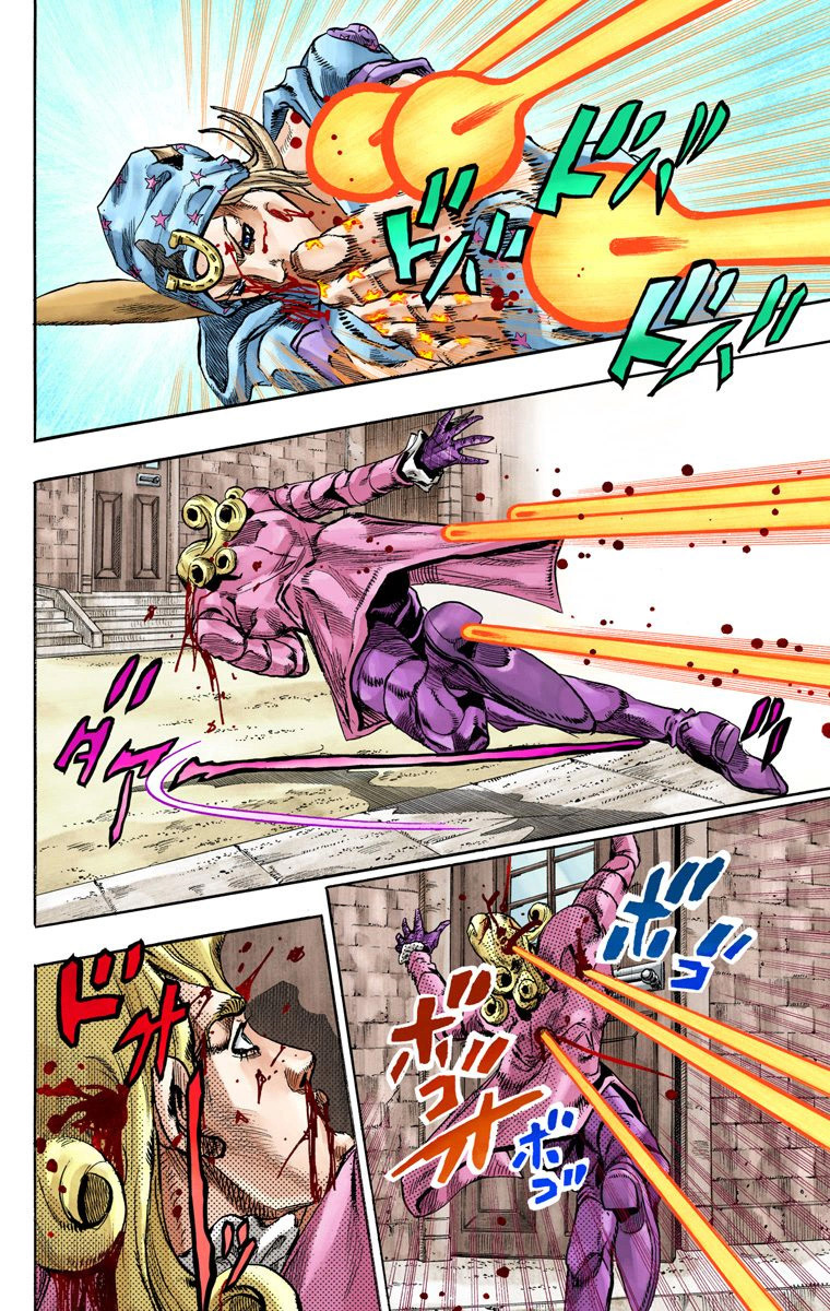 Read JoJo_s Bizarre Adventure Part 7 Steel Ball Run Official Colored FR Manga Online