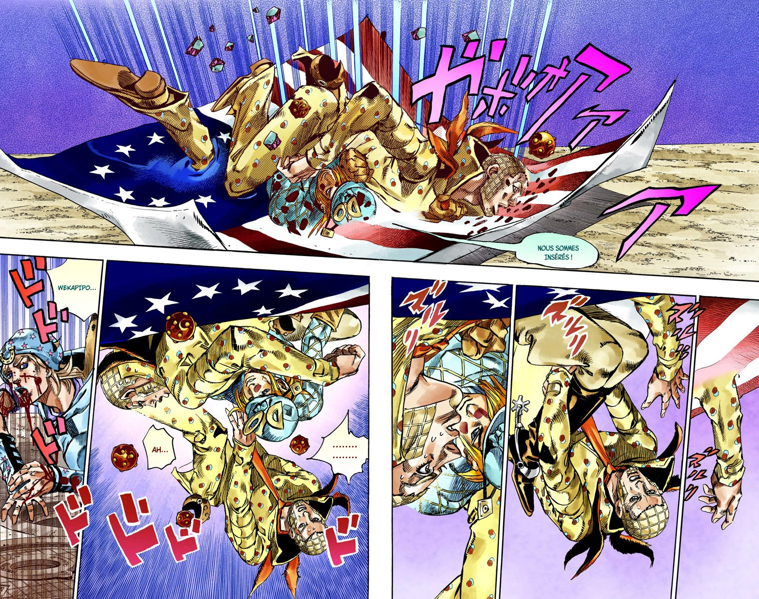 Read JoJo_s Bizarre Adventure Part 7 Steel Ball Run Official Colored FR Manga Online