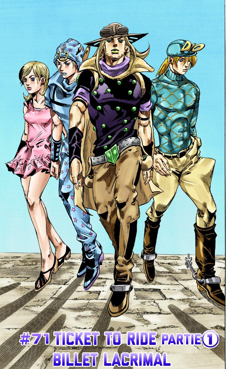 Read JoJo_s Bizarre Adventure Part 7 Steel Ball Run Official Colored FR Manga Online