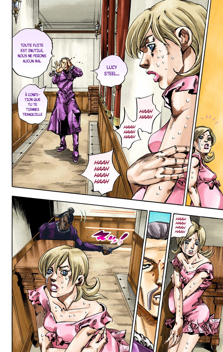 Read JoJo_s Bizarre Adventure Part 7 Steel Ball Run Official Colored FR Manga Online