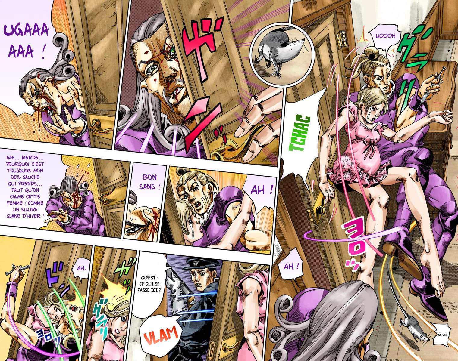 Read JoJo_s Bizarre Adventure Part 7 Steel Ball Run Official Colored FR Manga Online