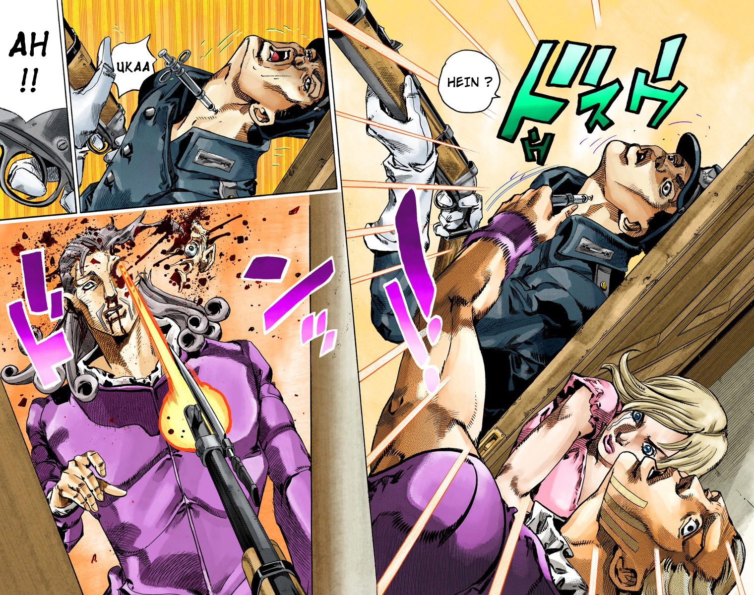 Read JoJo_s Bizarre Adventure Part 7 Steel Ball Run Official Colored FR Manga Online