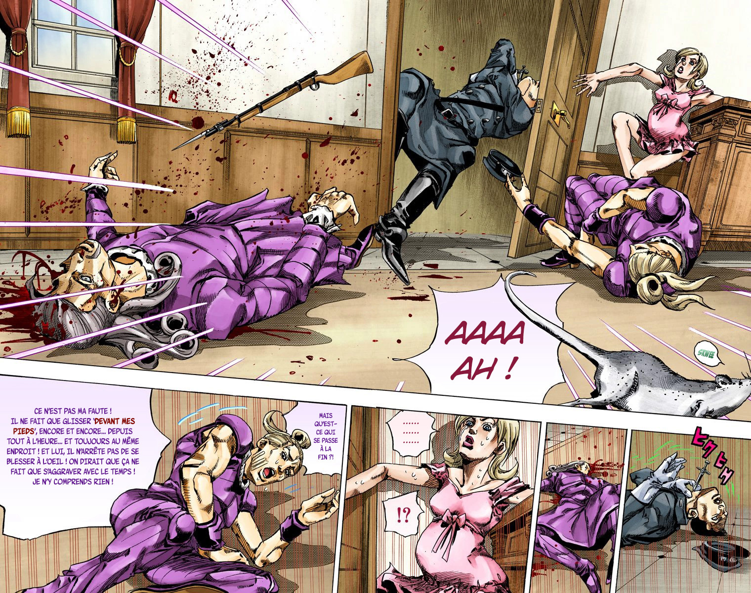 Read JoJo_s Bizarre Adventure Part 7 Steel Ball Run Official Colored FR Manga Online