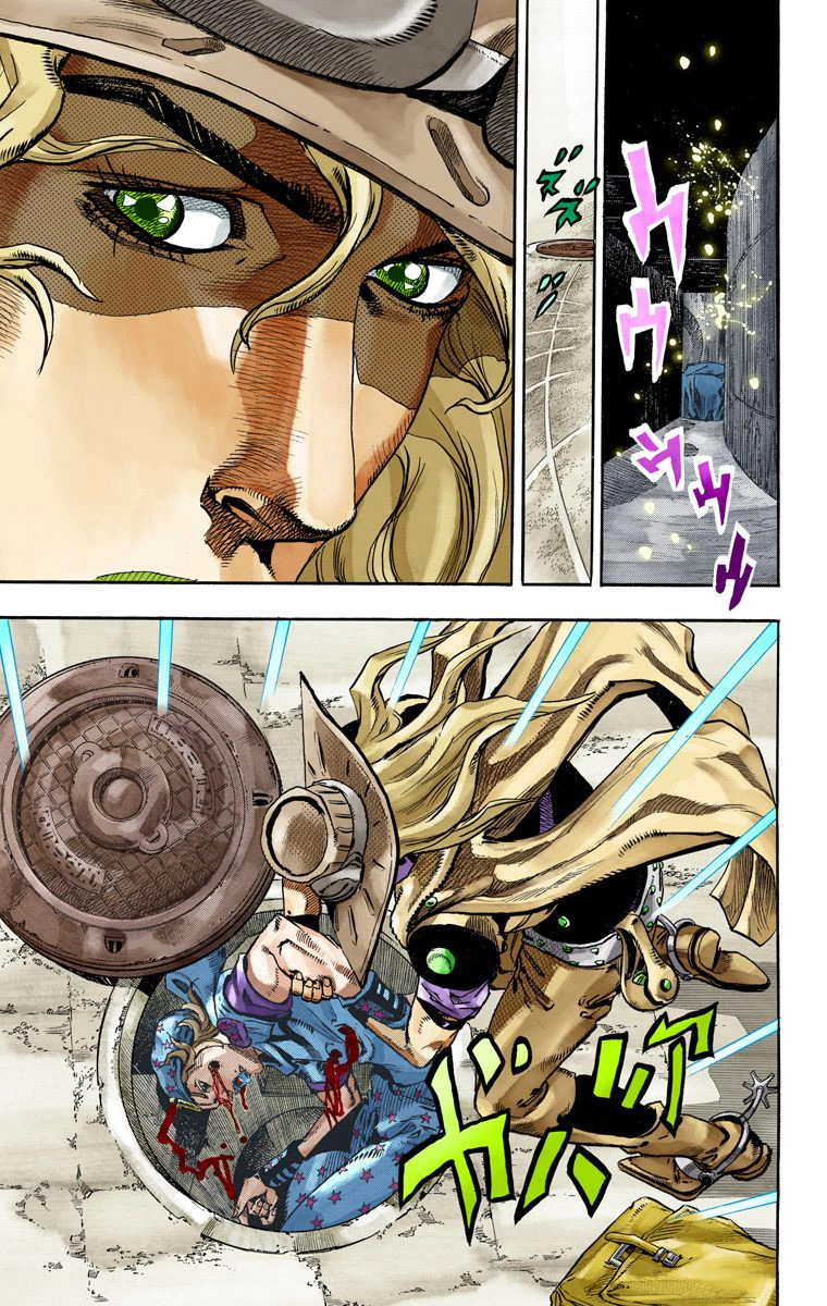 Read JoJo_s Bizarre Adventure Part 7 Steel Ball Run Official Colored FR Manga Online