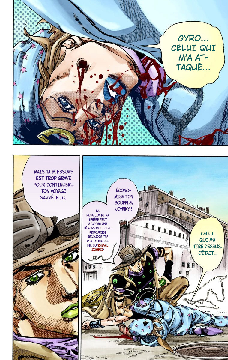 Read JoJo_s Bizarre Adventure Part 7 Steel Ball Run Official Colored FR Manga Online