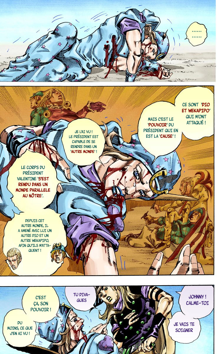 Read JoJo_s Bizarre Adventure Part 7 Steel Ball Run Official Colored FR Manga Online