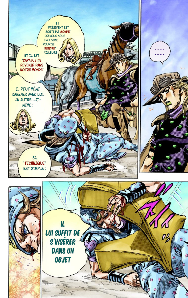 Read JoJo_s Bizarre Adventure Part 7 Steel Ball Run Official Colored FR Manga Online