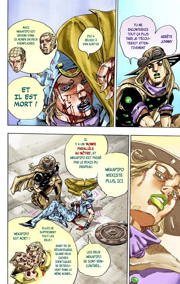 Read JoJo_s Bizarre Adventure Part 7 Steel Ball Run Official Colored FR Manga Online