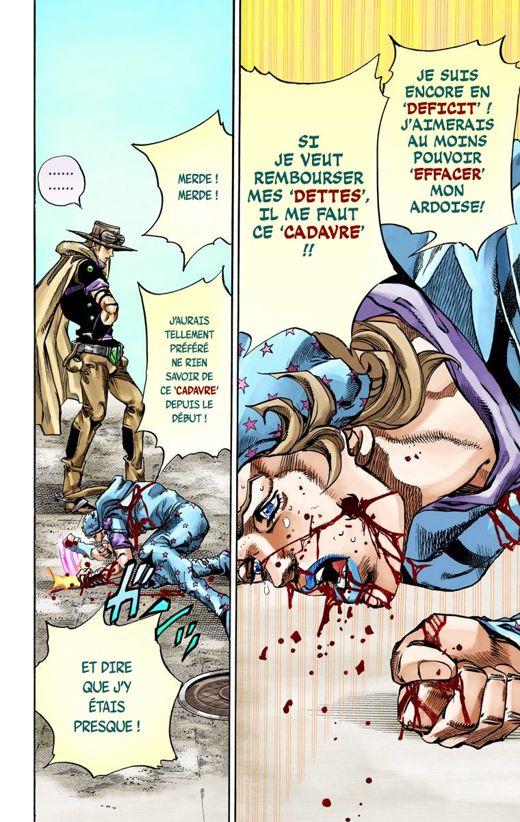 Read JoJo_s Bizarre Adventure Part 7 Steel Ball Run Official Colored FR Manga Online