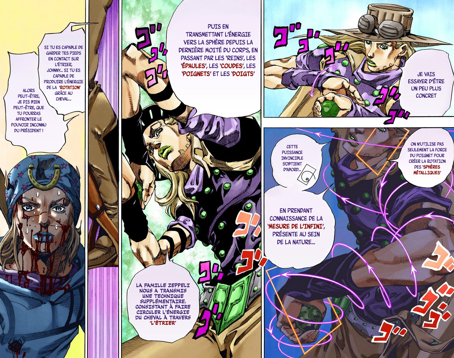 Read JoJo_s Bizarre Adventure Part 7 Steel Ball Run Official Colored FR Manga Online