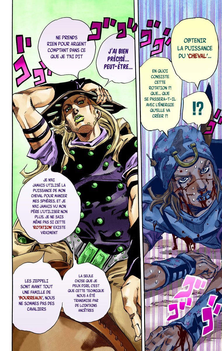 Read JoJo_s Bizarre Adventure Part 7 Steel Ball Run Official Colored FR Manga Online