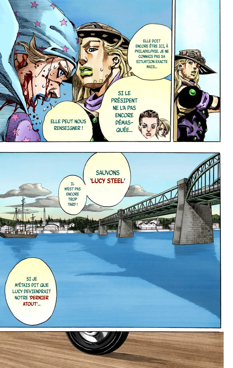Read JoJo_s Bizarre Adventure Part 7 Steel Ball Run Official Colored FR Manga Online