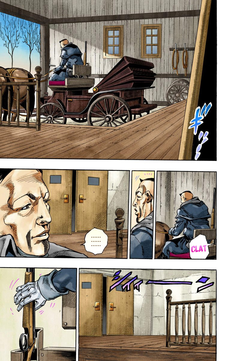 Read JoJo_s Bizarre Adventure Part 7 Steel Ball Run Official Colored FR Manga Online