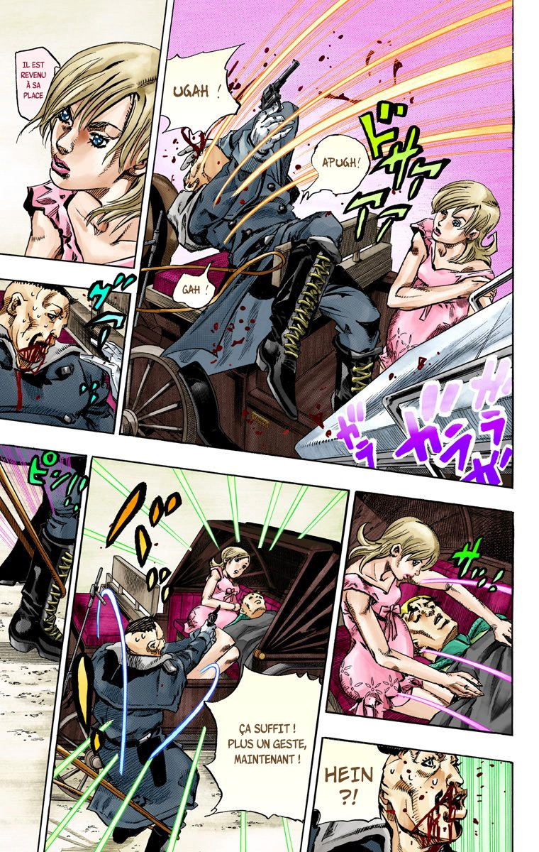 Read JoJo_s Bizarre Adventure Part 7 Steel Ball Run Official Colored FR Manga Online