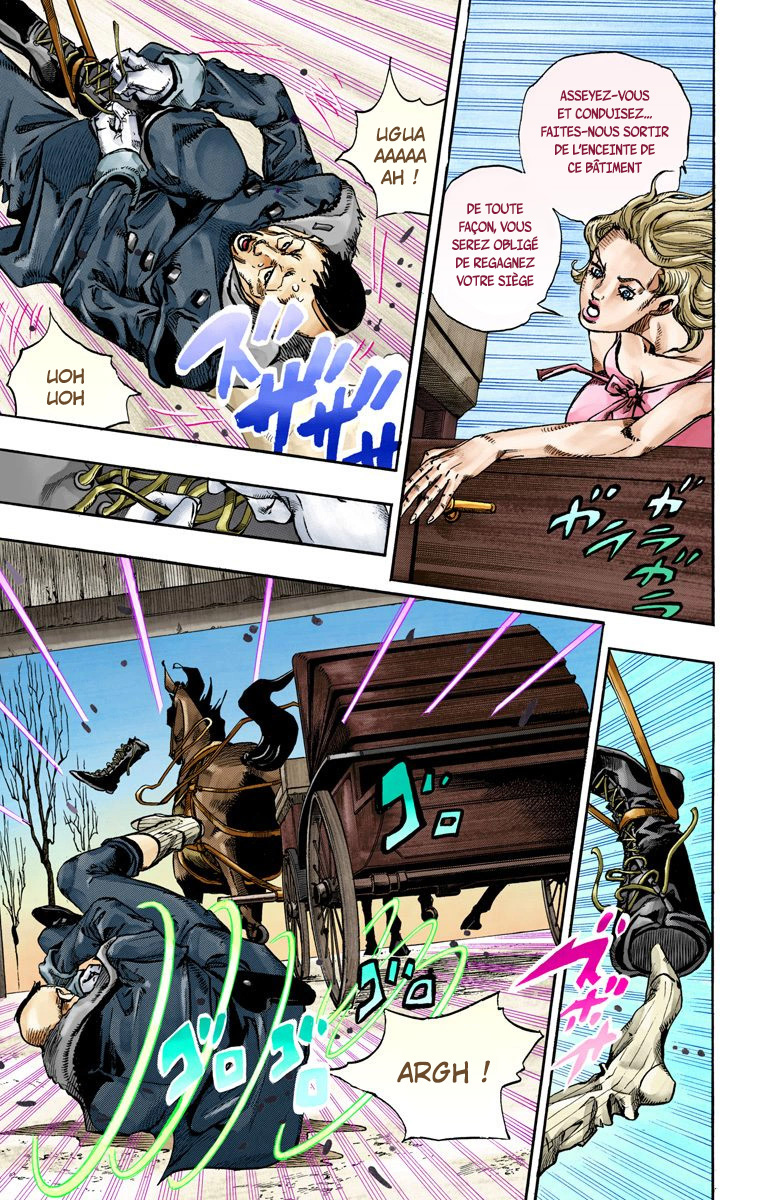 Read JoJo_s Bizarre Adventure Part 7 Steel Ball Run Official Colored FR Manga Online
