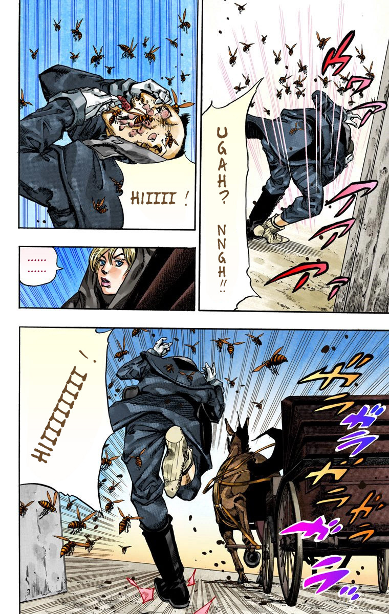 Read JoJo_s Bizarre Adventure Part 7 Steel Ball Run Official Colored FR Manga Online