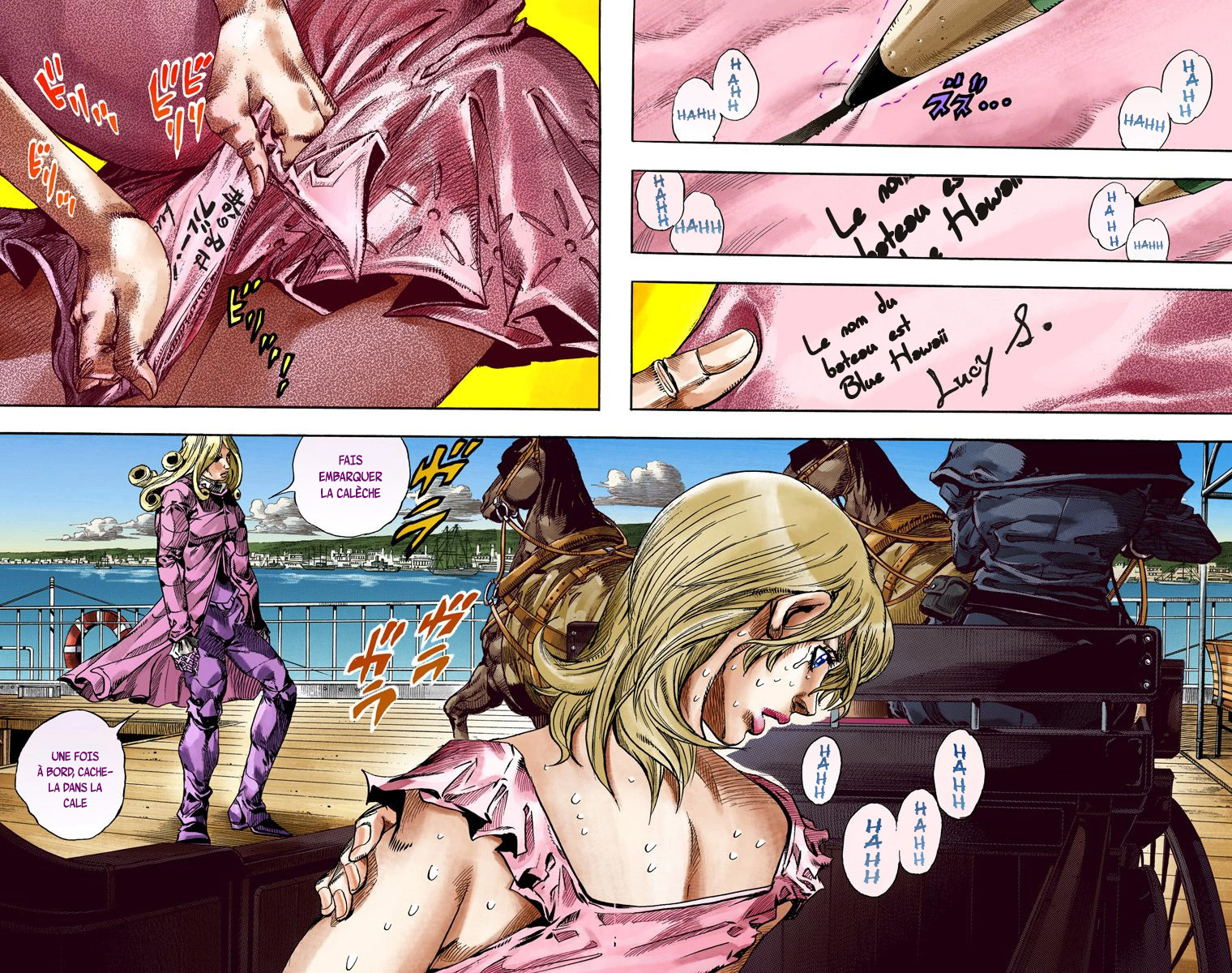 Read JoJo_s Bizarre Adventure Part 7 Steel Ball Run Official Colored FR Manga Online