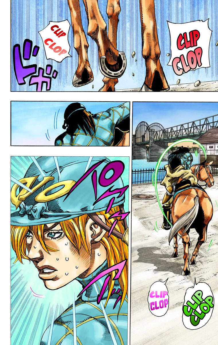 Read JoJo_s Bizarre Adventure Part 7 Steel Ball Run Official Colored FR Manga Online