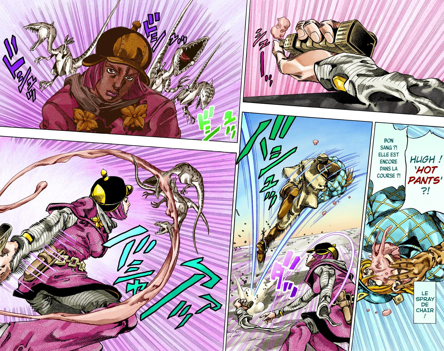 Read JoJo_s Bizarre Adventure Part 7 Steel Ball Run Official Colored FR Manga Online