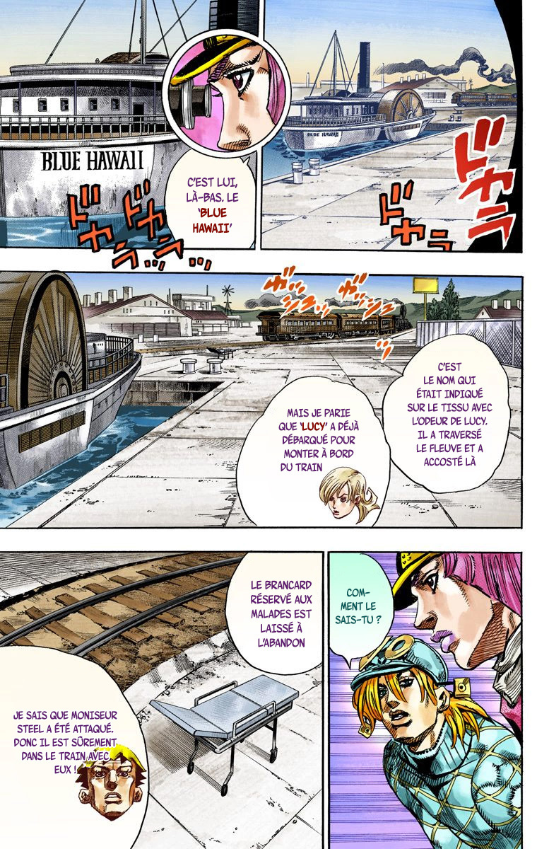 Read JoJo_s Bizarre Adventure Part 7 Steel Ball Run Official Colored FR Manga Online