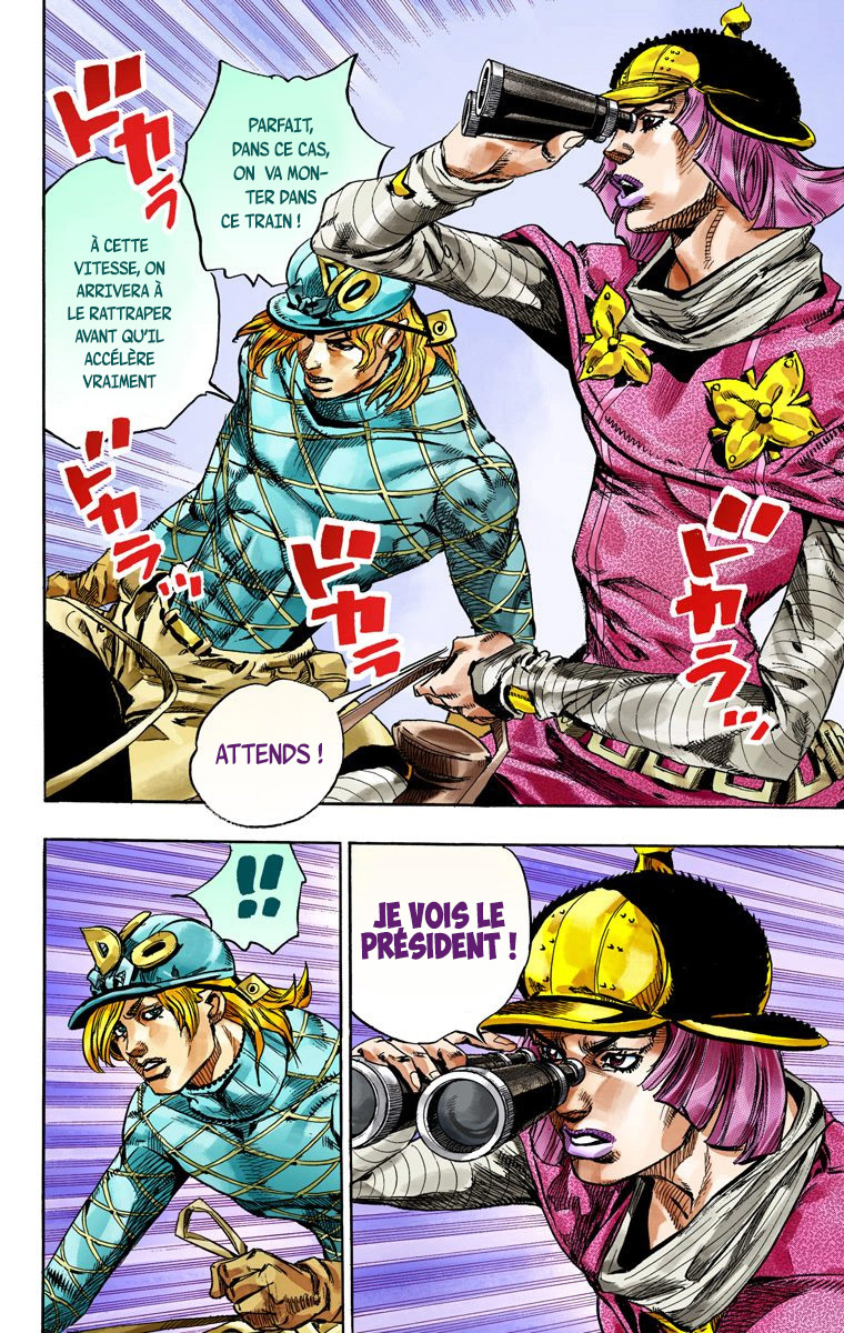 Read JoJo_s Bizarre Adventure Part 7 Steel Ball Run Official Colored FR Manga Online