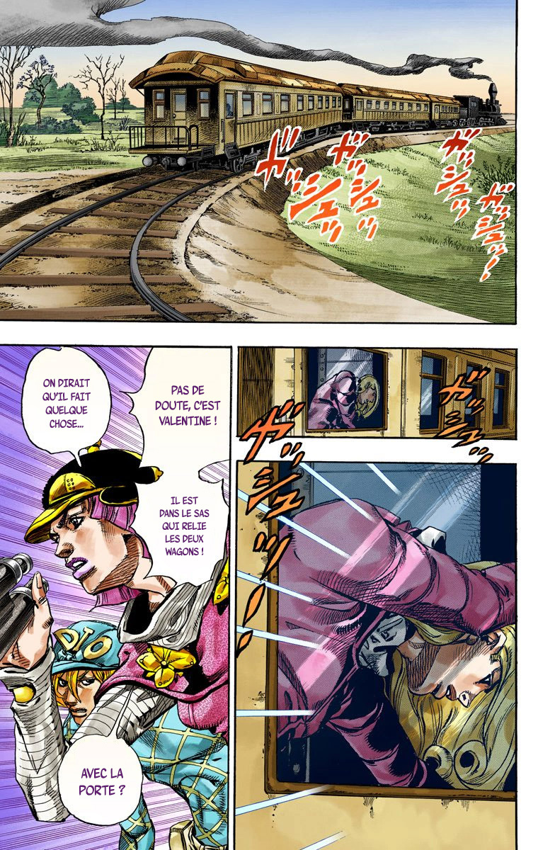 Read JoJo_s Bizarre Adventure Part 7 Steel Ball Run Official Colored FR Manga Online