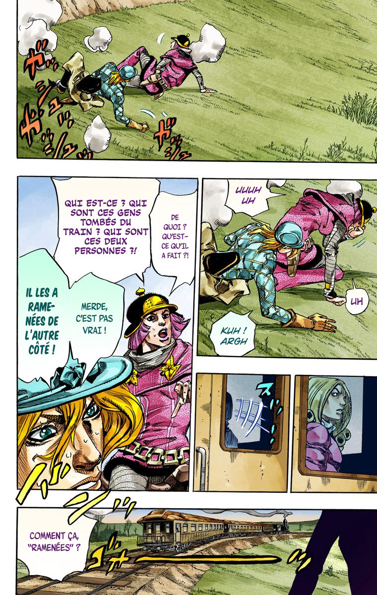 Read JoJo_s Bizarre Adventure Part 7 Steel Ball Run Official Colored FR Manga Online