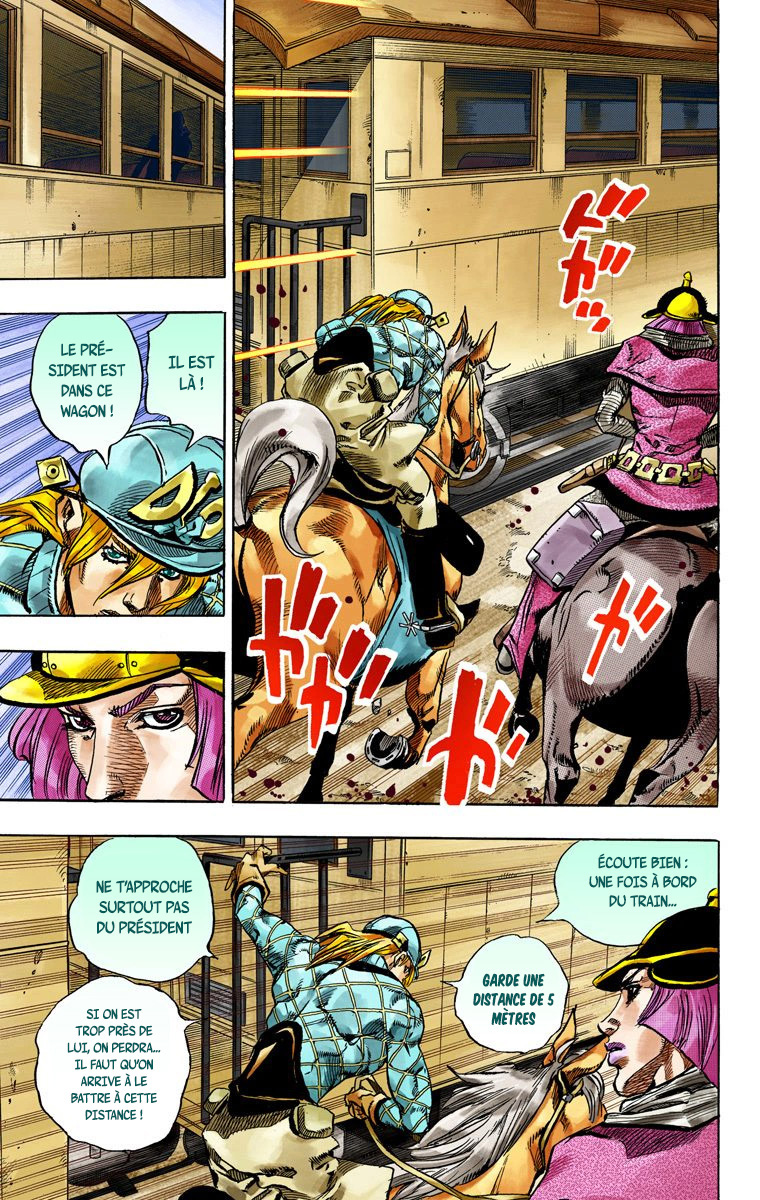 Read JoJo_s Bizarre Adventure Part 7 Steel Ball Run Official Colored FR Manga Online