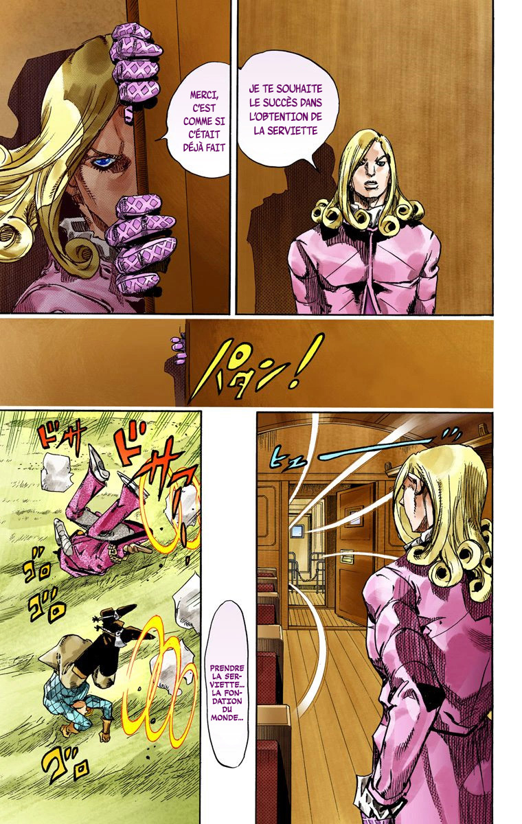 Read JoJo_s Bizarre Adventure Part 7 Steel Ball Run Official Colored FR Manga Online