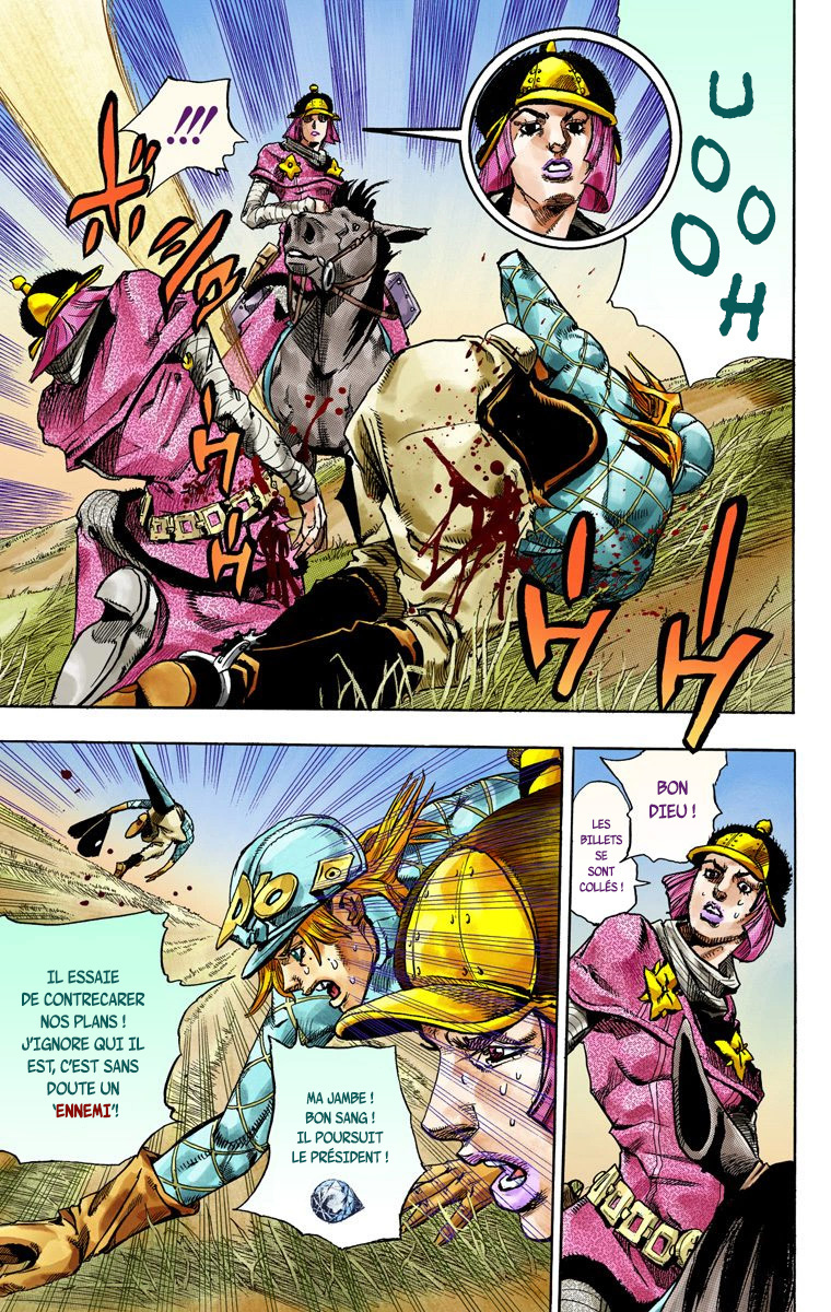 Read JoJo_s Bizarre Adventure Part 7 Steel Ball Run Official Colored FR Manga Online