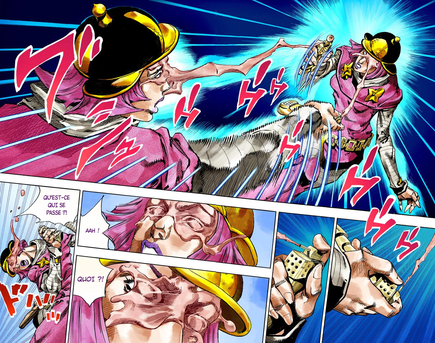 Read JoJo_s Bizarre Adventure Part 7 Steel Ball Run Official Colored FR Manga Online