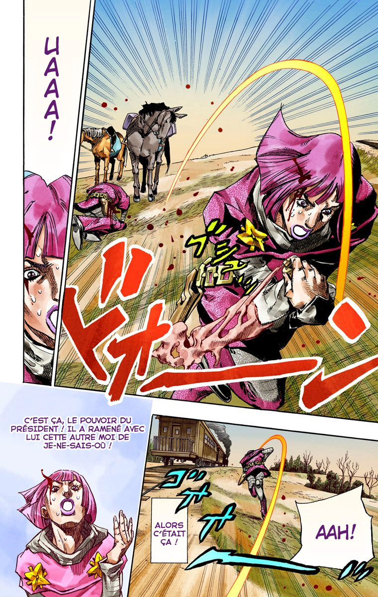 Read JoJo_s Bizarre Adventure Part 7 Steel Ball Run Official Colored FR Manga Online