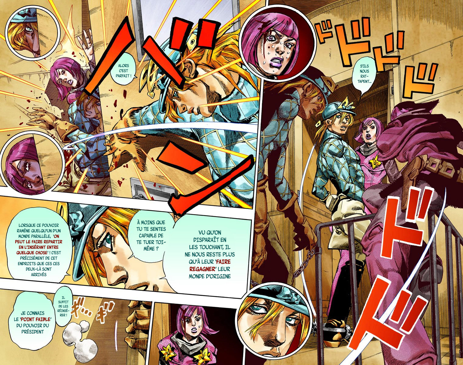 Read JoJo_s Bizarre Adventure Part 7 Steel Ball Run Official Colored FR Manga Online